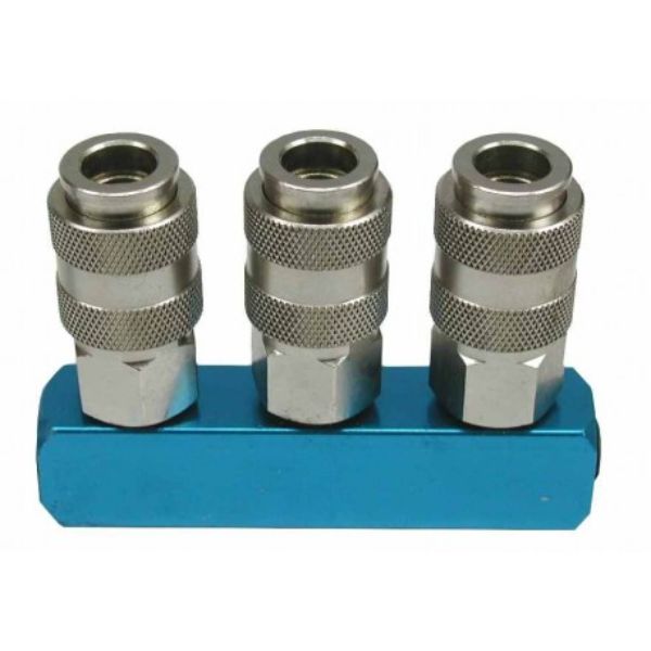 Puma 1/4 in 3 Way Quick Coupler