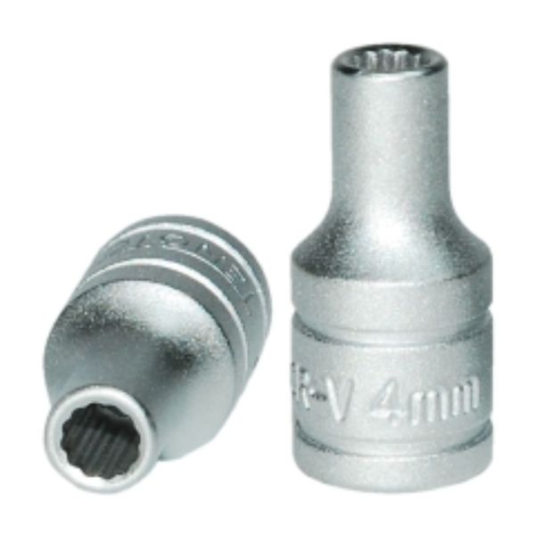 Teng 1/4in Dr. Socket 4mm 12pt