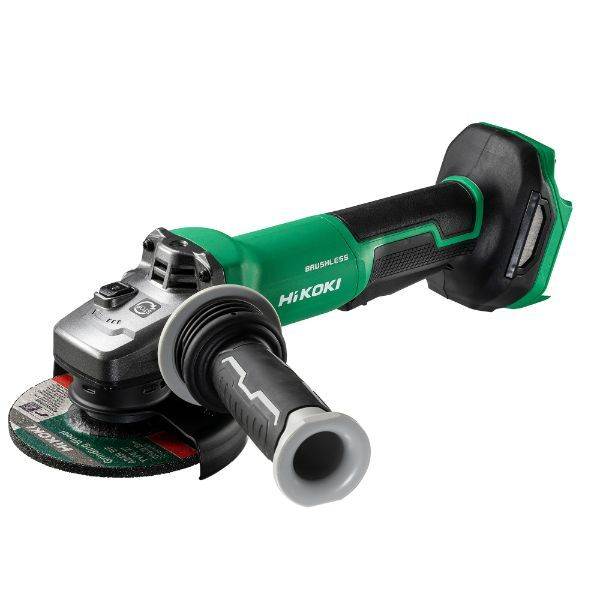 HIKOKI 18V BRUSHLESS BRAKED 125MM SAFETY ANGLE GRINDER - BARE TOOL