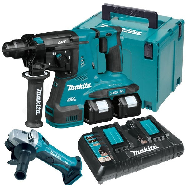 Makita 18Vx2 LXT BL ROTARY HAMMER 6Ah KIt