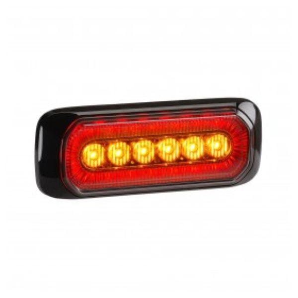 WARNING LAMP 12/24V LED HALO AMBER/RED