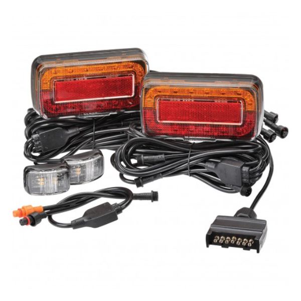 12/24V LED MODEL 37 PLUG AND PLAY TRAILER LAMP KIT BOXED