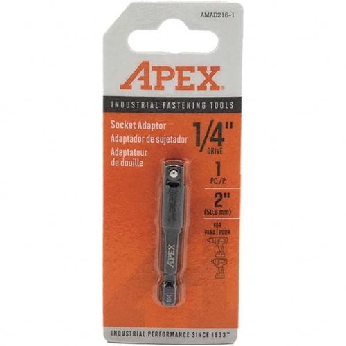 Apex APEX IND 2 INCH 1/4 INCH HX EXT 1/4 INCH SQ DRV 1PK