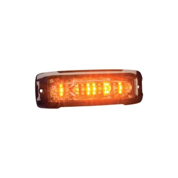 WARNING LIGHT 12/24V 12 LED AMBER