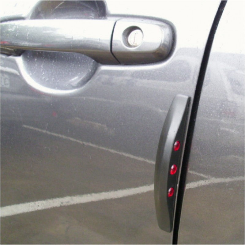 TYPE S DOOR PROTECTOR BLACK REFLECTORS SET4