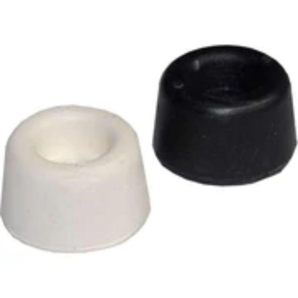 Seat Buffers - Rubber Screw Type 20mm Black