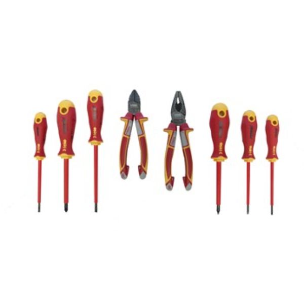 413 SERIES ERGONIC SCREWDRIVERS AND PLIERS SET 8PC 1000V VDE