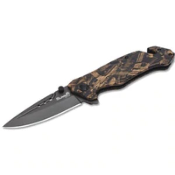 Pocket Knife - Camo Brown Summit Gear