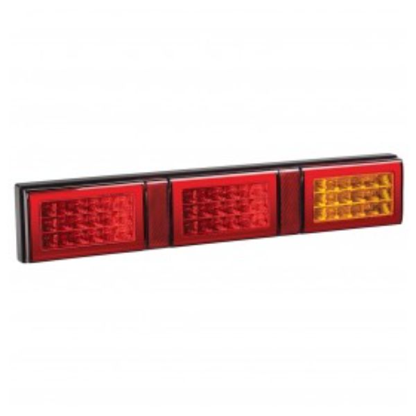 LED 49 9-33V TRIPLE IND STOP RED