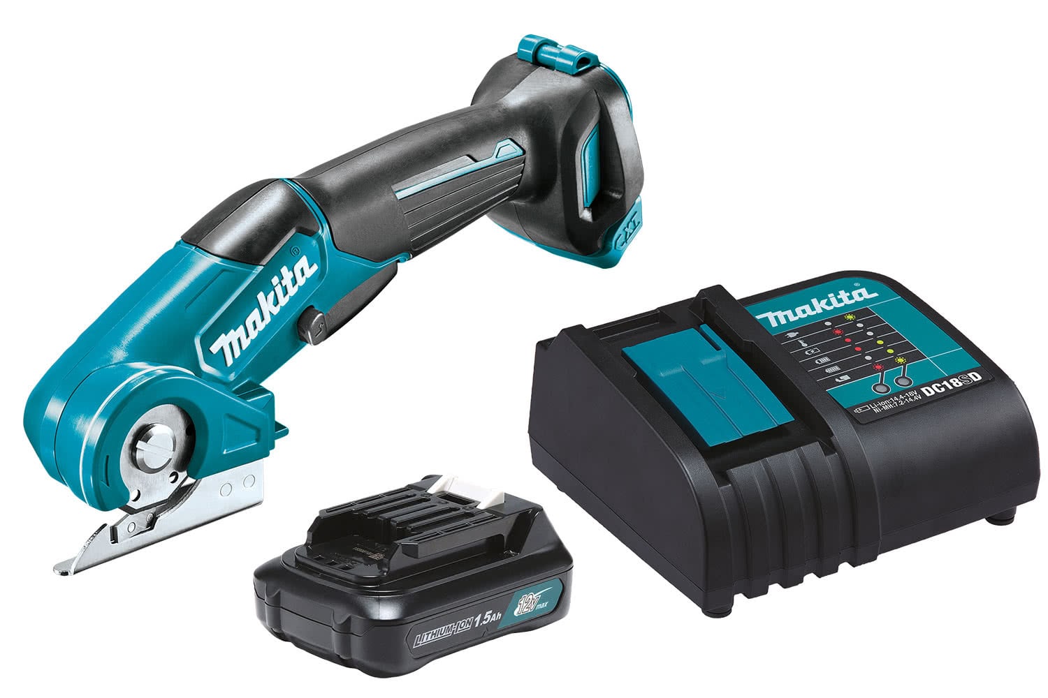 MAKITA 12V CXT MULTI CUTTER 1.5ah kit