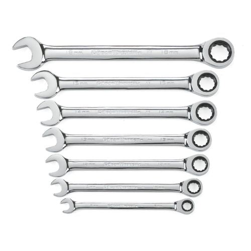 GEARWRENCH SET WR RAT COMB 7PC MET