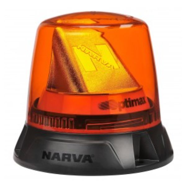 OPTIMAX LED ROTATING BEACON AMBER FLANGE BASE