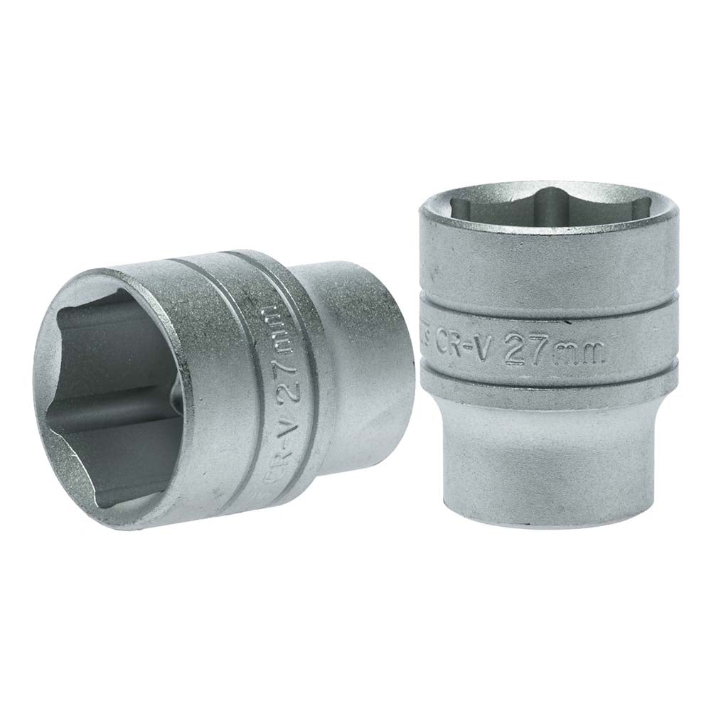 Teng 1/2in Dr. Socket 27mm 6Pnt