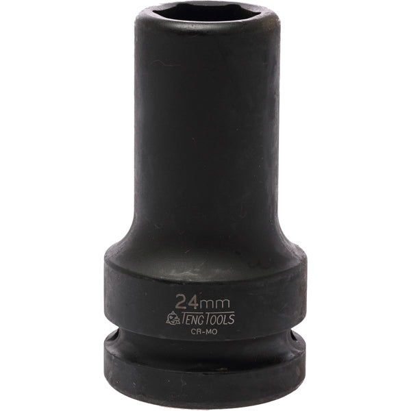 Teng 1in Dr. Thin Wall Deep Impact Socket 24mm Din