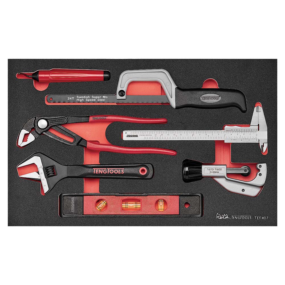 Teng 7pc Plumbing Tool Set