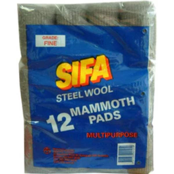 Steelwool Sifa Pads Coarse 12 Pce