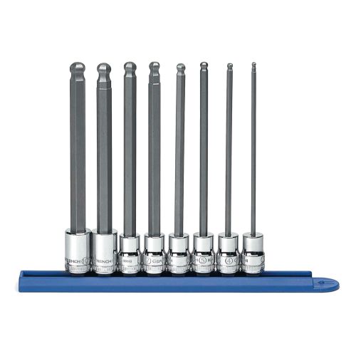 GEARWRENCH SET SKT HEX BIT BLL MET 3/8DR