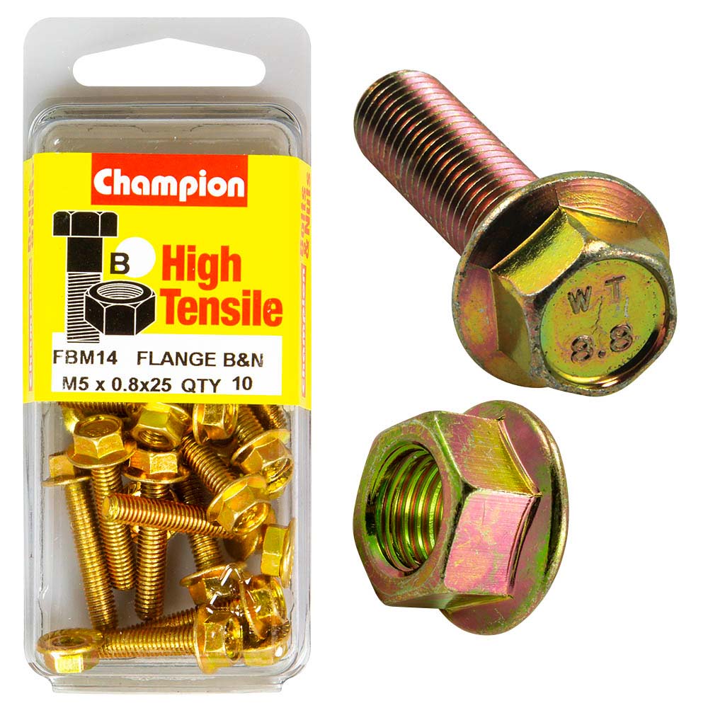 Champion Flange Bolt M5 X 25 B - Gr8.8