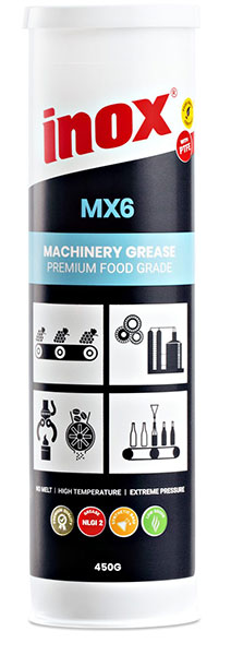 inox MX6 Food Grade Machinery Grease - Cartridge 450gm