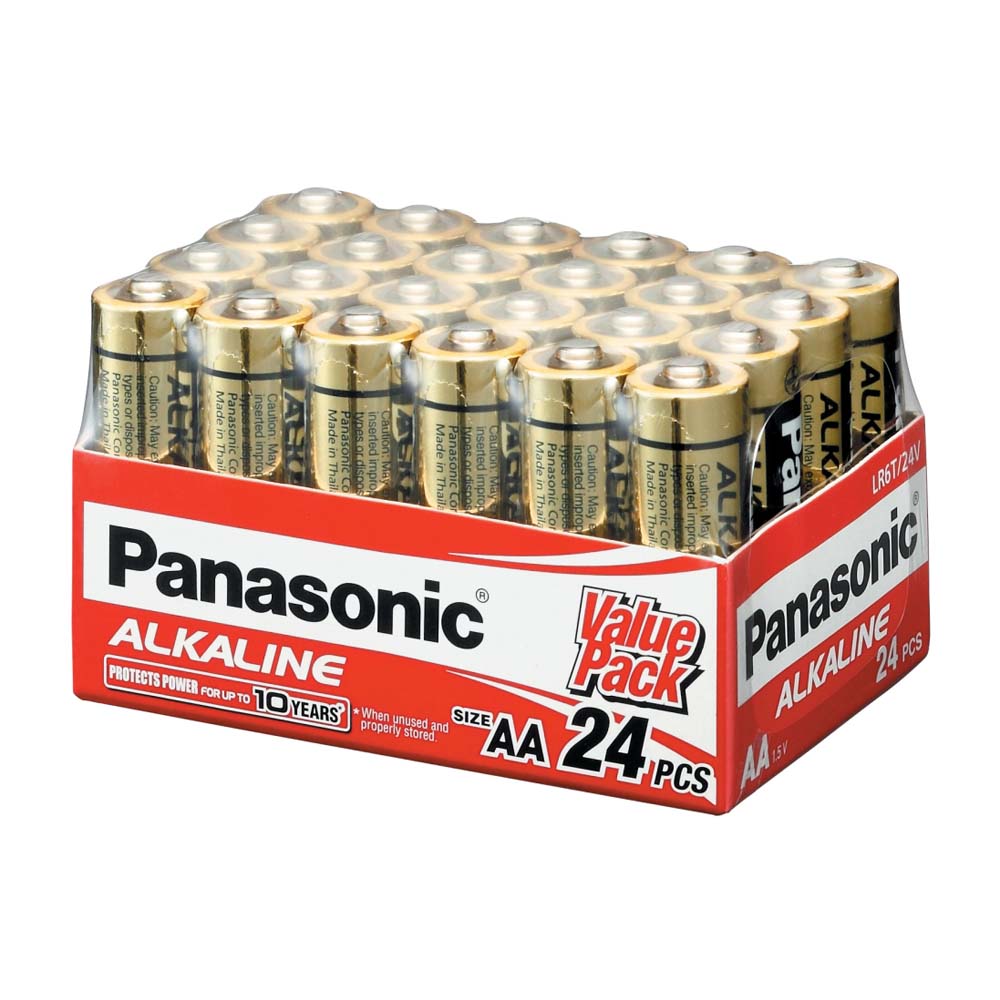 Panasonic AA Battery Alkaline 24Pk