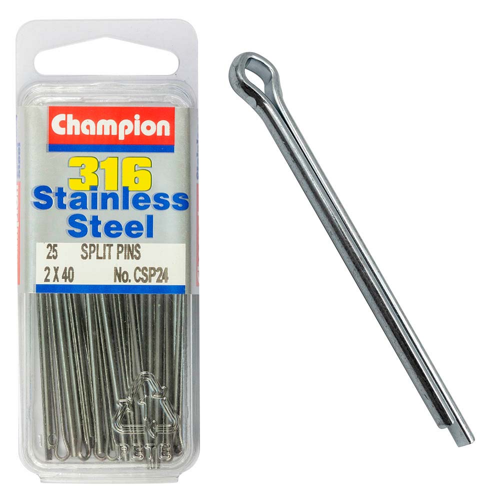 Champion 316/A4 Split Pin 2 X 40mm B