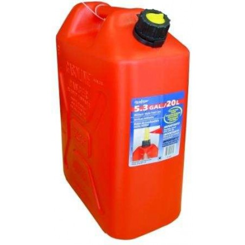 Sceptor Petrol Container Plastic Red - Tall Type 20 Litre