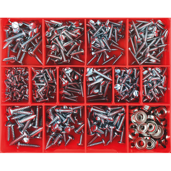 Champion 610Pc Slotted Self Tapping Screw Assortment