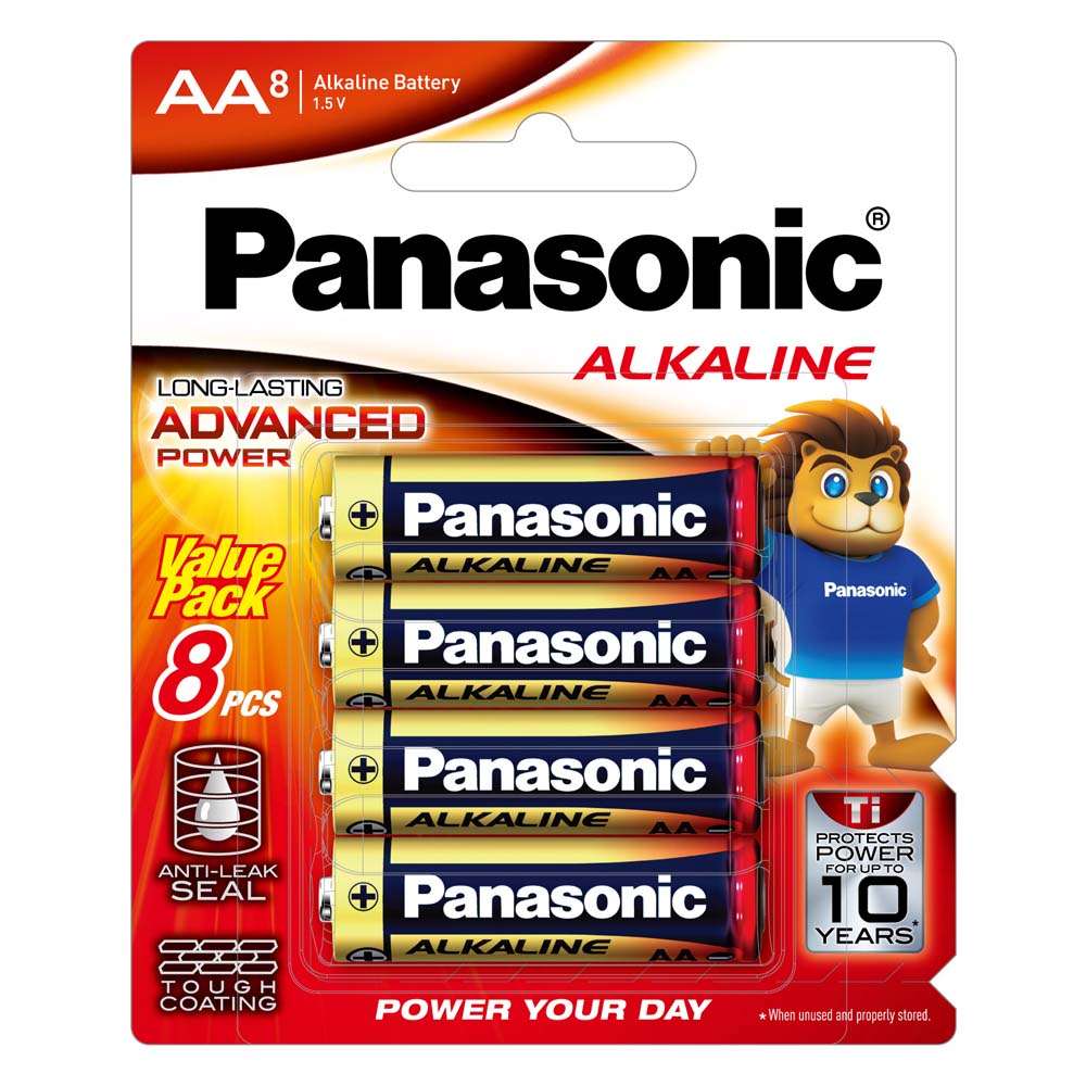 Panasonic Aa Battery Alkaline 8Pk